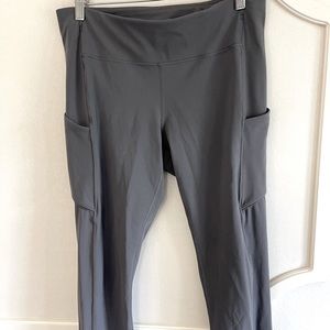 Grey Lululemon Leggings, Size 10, Good Condition, Small Rip Inside Waistband